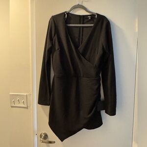 Lulu's Chic Black Long Sleeve Dress